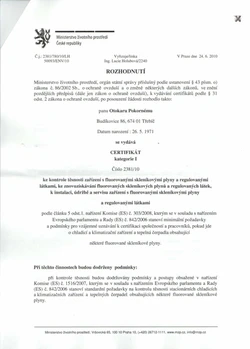 Certifikace OTOKAR POKORNÝ 2